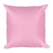 Azalea Light Pink Square Pillow