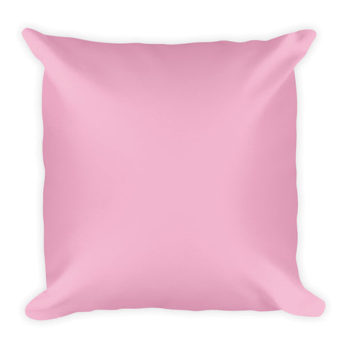 Azalea Light Pink Square Pillow