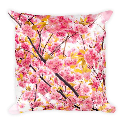 Cheerful Print Square Pillow