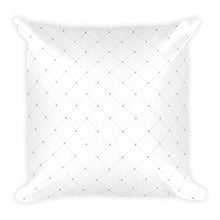 Grey Dots Pattern Square Pillow